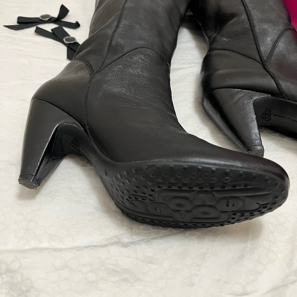 Fornarina Black Leather Boots size 39 - Picture 10 of 17
